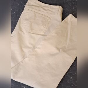 J. Crew cream corduroy pants size 32